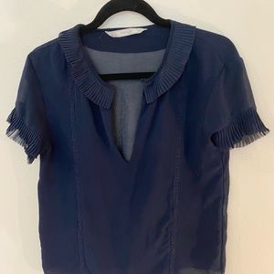Navy blouse